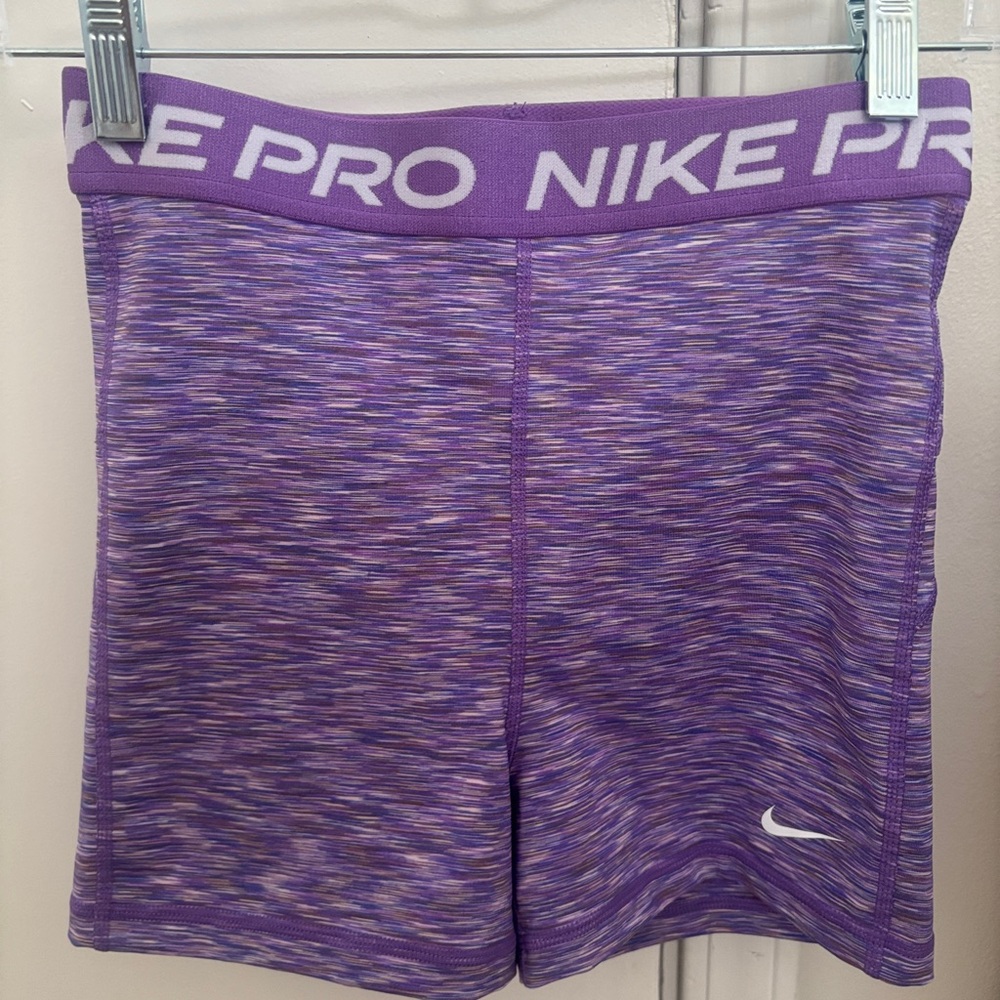 Nike Pro Purple Marled Women’s Bike Shorts
